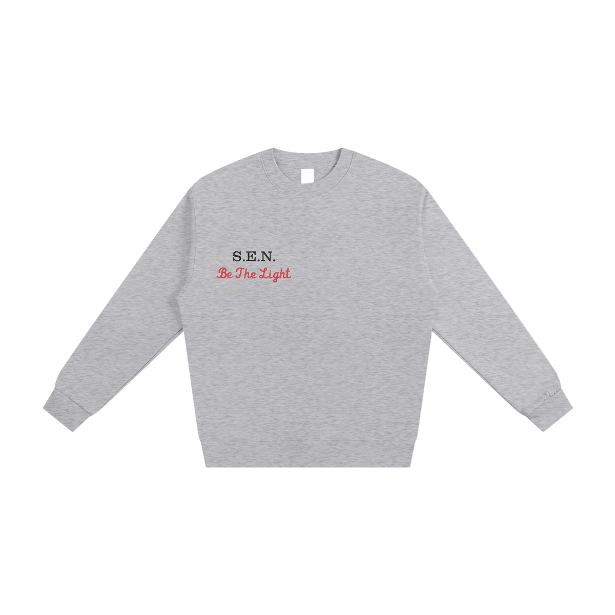 Be The Light Embroidery Heavyweight Essential Sweatshirt