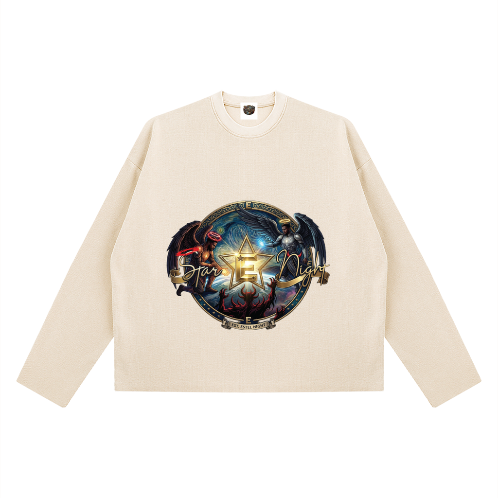 Demons of the World Unisex Vintage Wash Boxy  Waffle Raw Edge T-Shirt