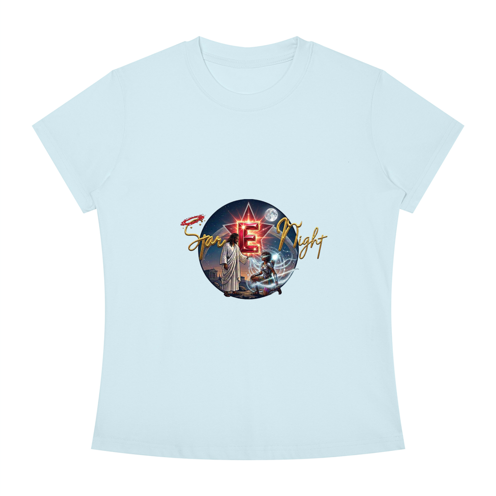 Jesus Gifts Athena Women's Slim Fit Crewneck T-Shirt