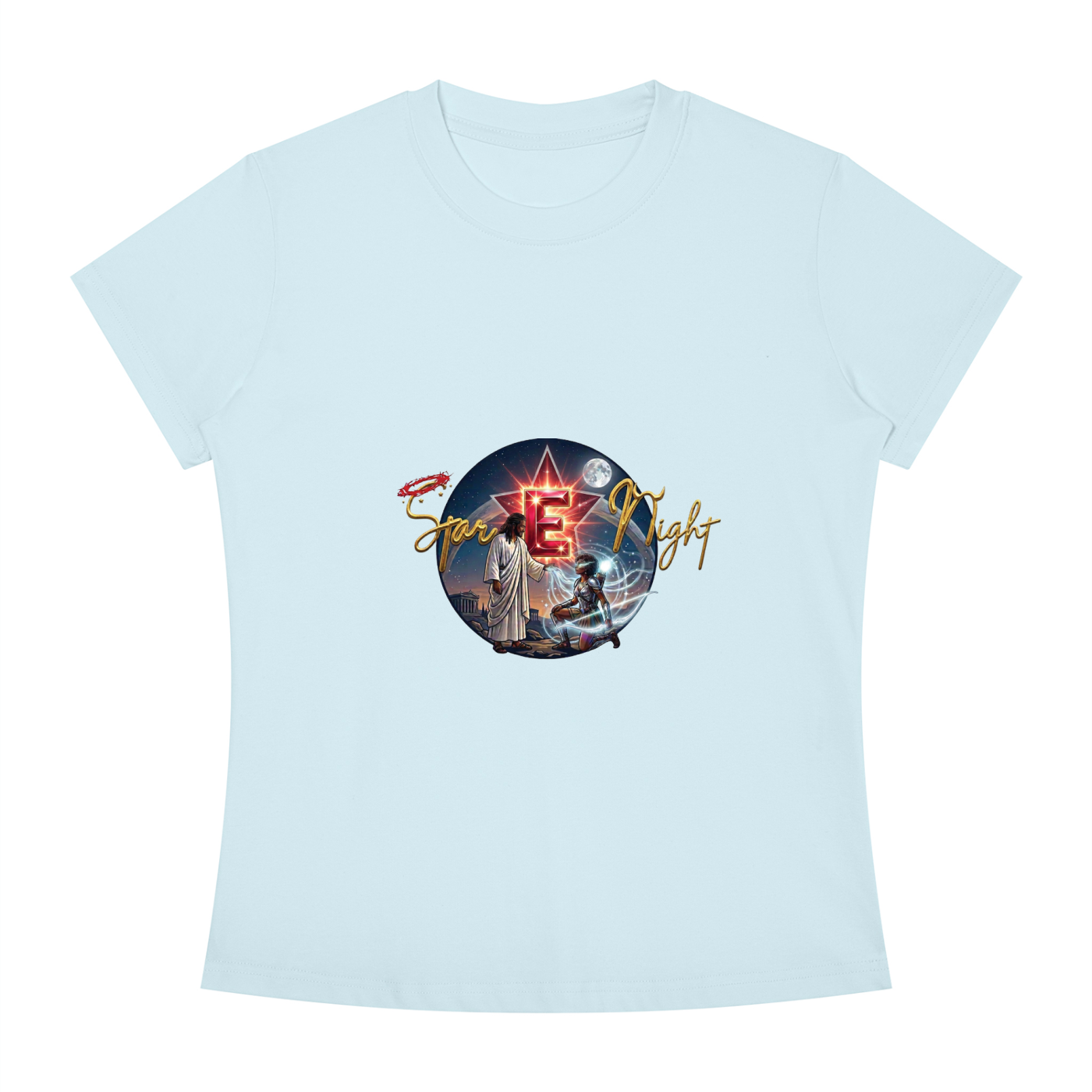 Jesus Gifts Athena Women's Slim Fit Crewneck T-Shirt