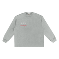 The Light Snow Washed Stitched Frayed Edge T-Shirt