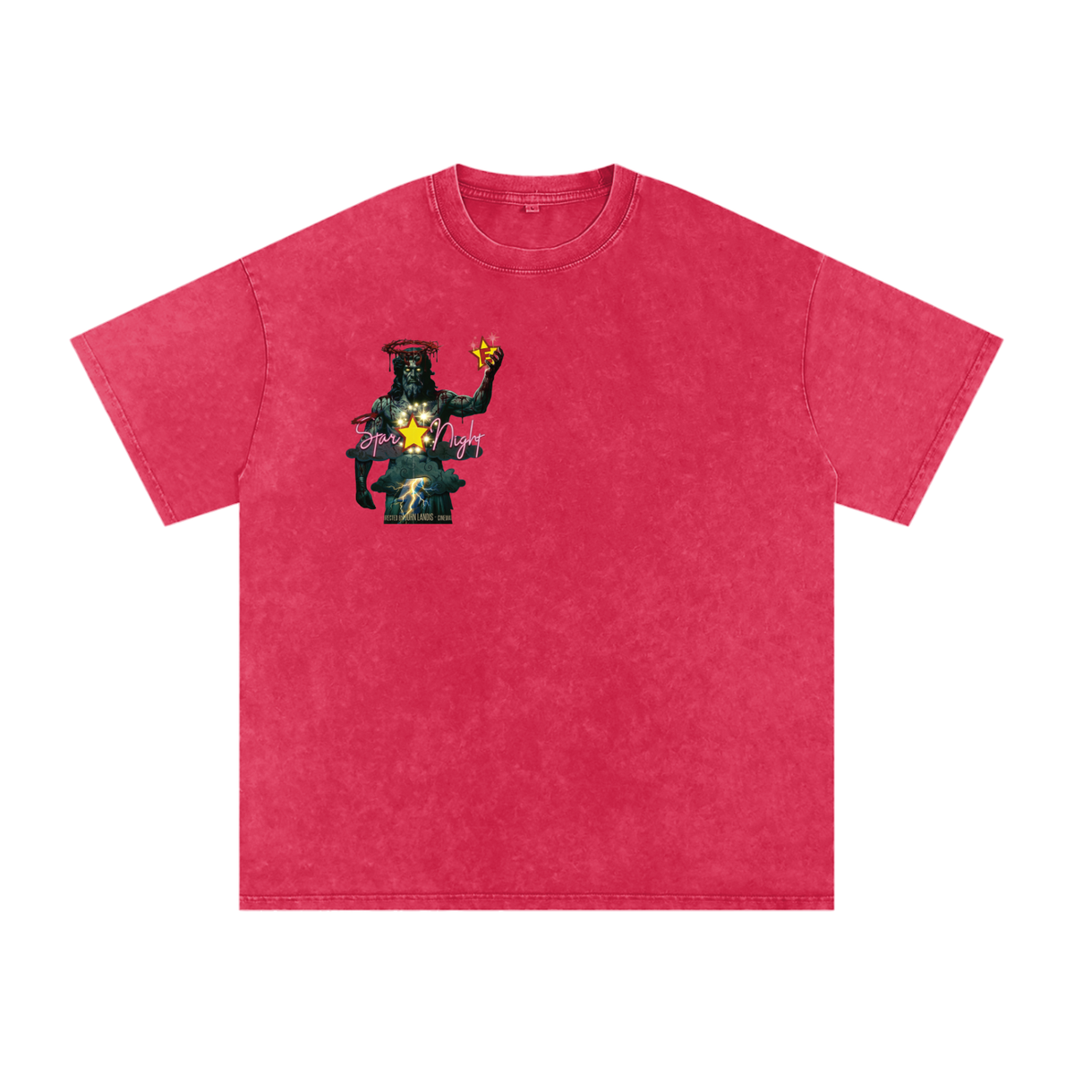 Zeus's Star Snow Washed Oversized T-Shirt
