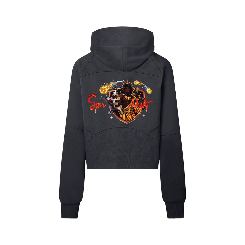 Apollos Star Cropped Half-Zip Hoodie