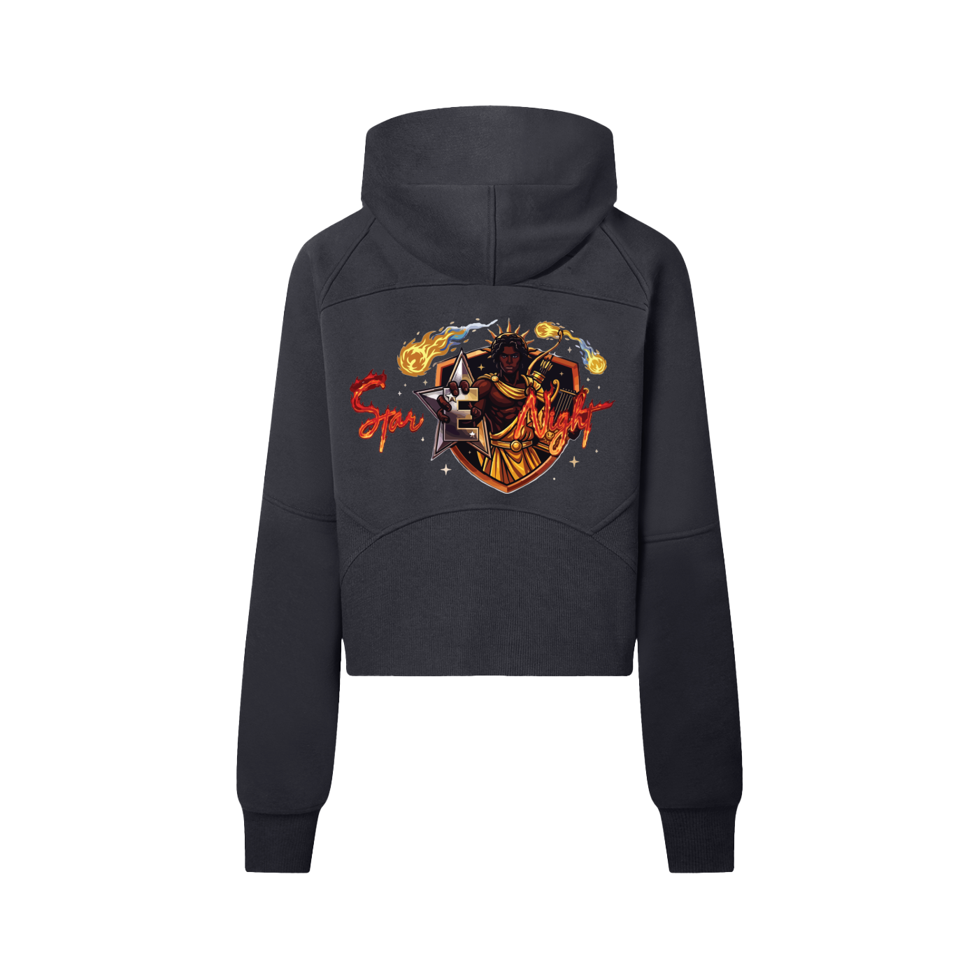Apollos Star Cropped Half-Zip Hoodie