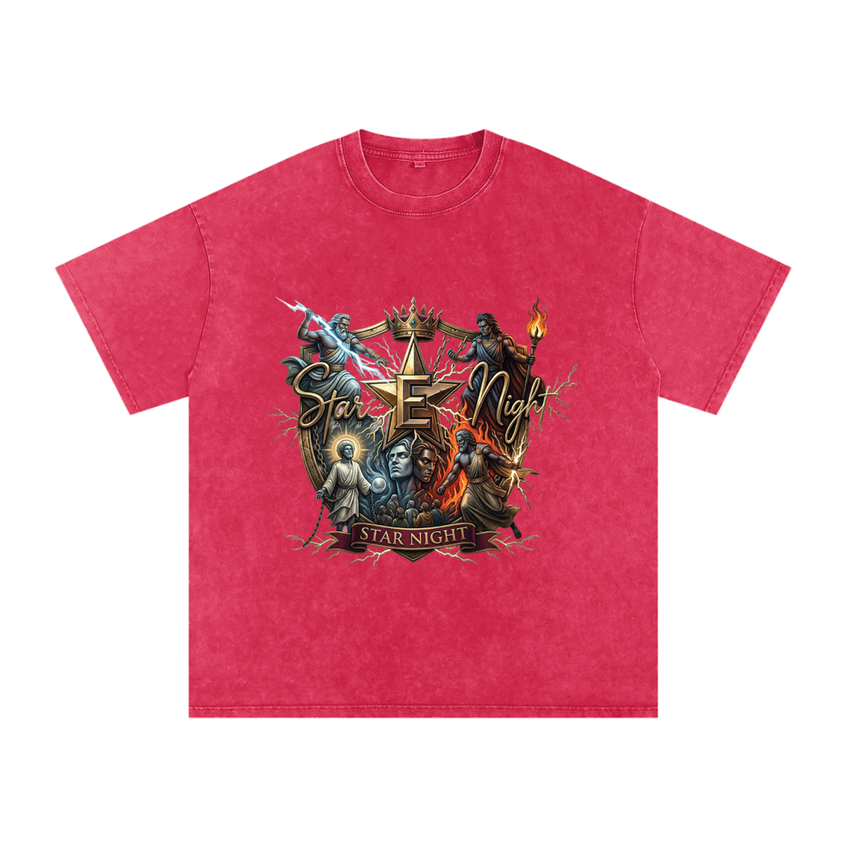 The Power of Christ Snow Washed Oversized T-Shirt