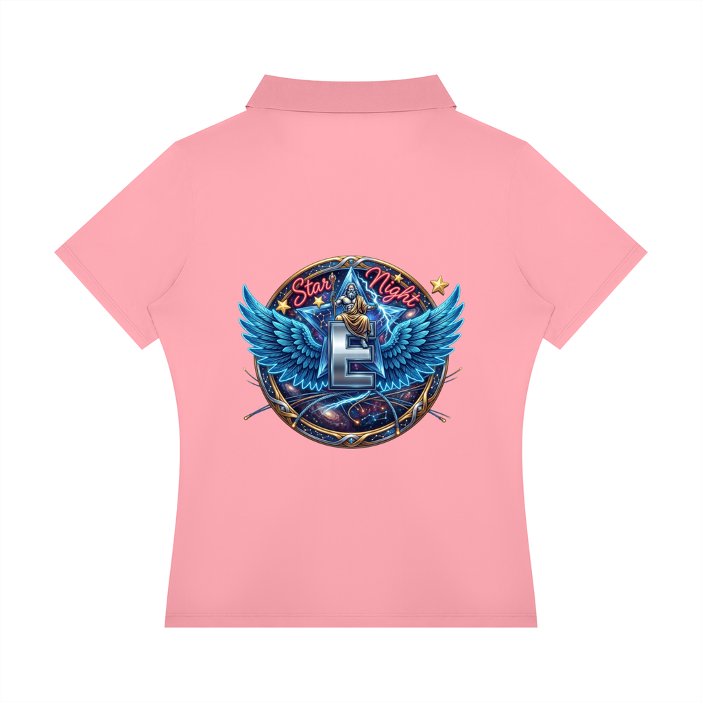 Zeus's Might Women’s Color Block Polo Shirt