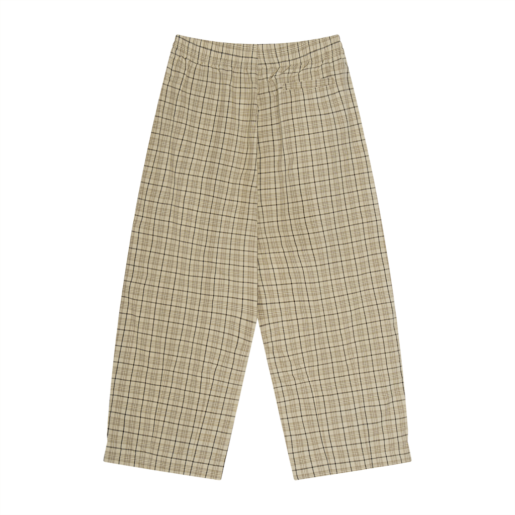 Demons of the World Unisex Plaid Wide Leg Pants