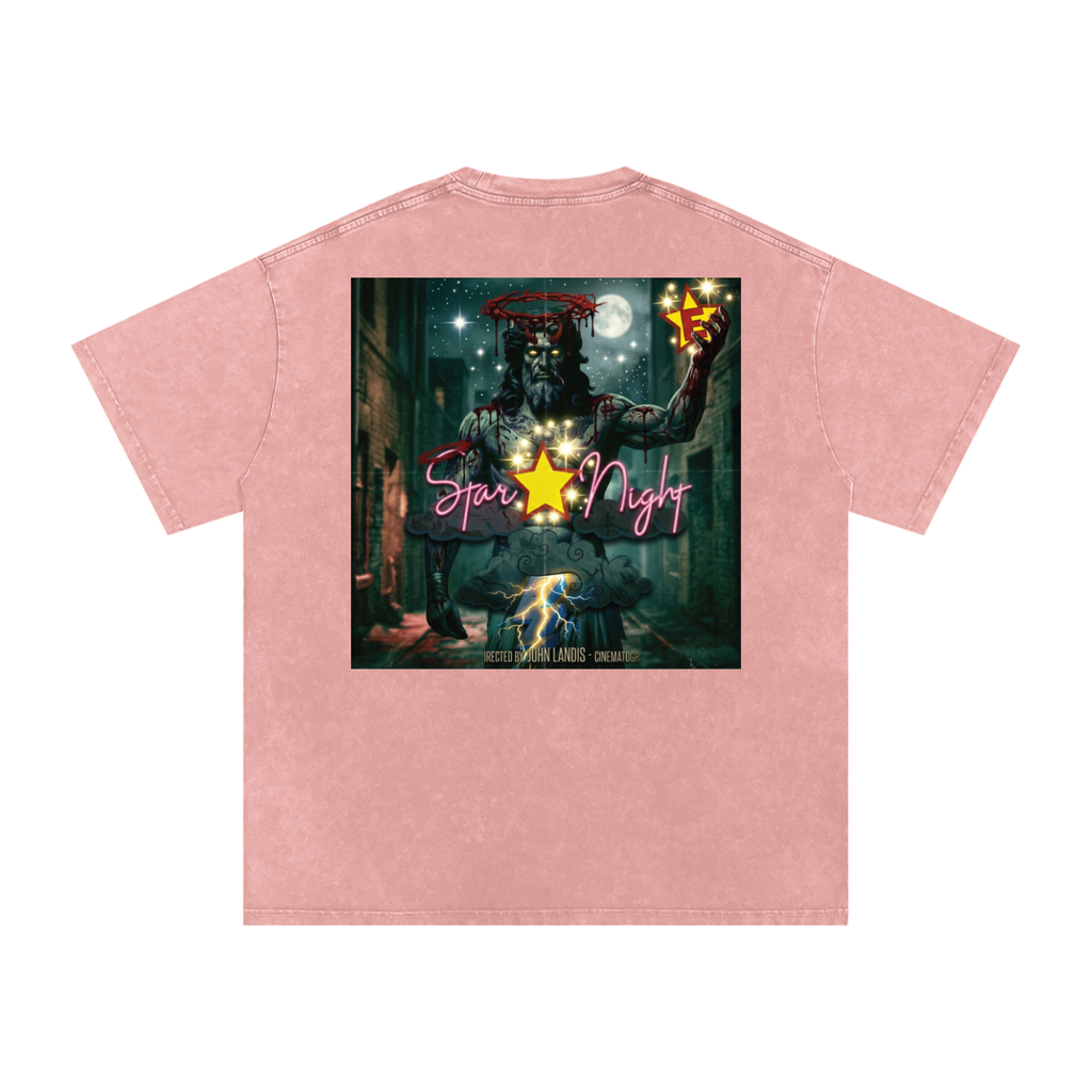 Zeus's Star Snow Washed Oversized T-Shirt