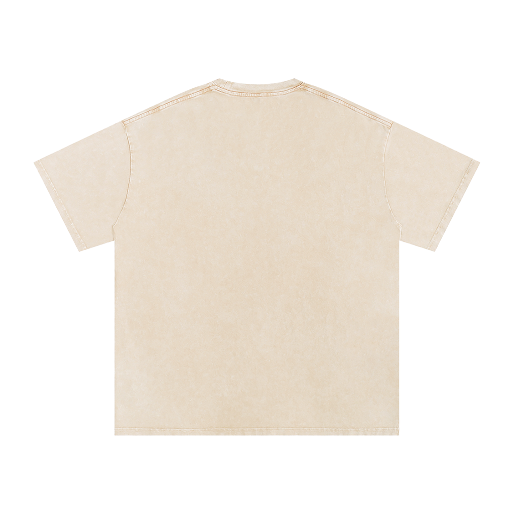 Jesus and Zeus Vs Everybody Snow Washed Oversized T-Shirt
