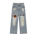 We Are Chosen Vintage Wash Distressed Denim Jeans