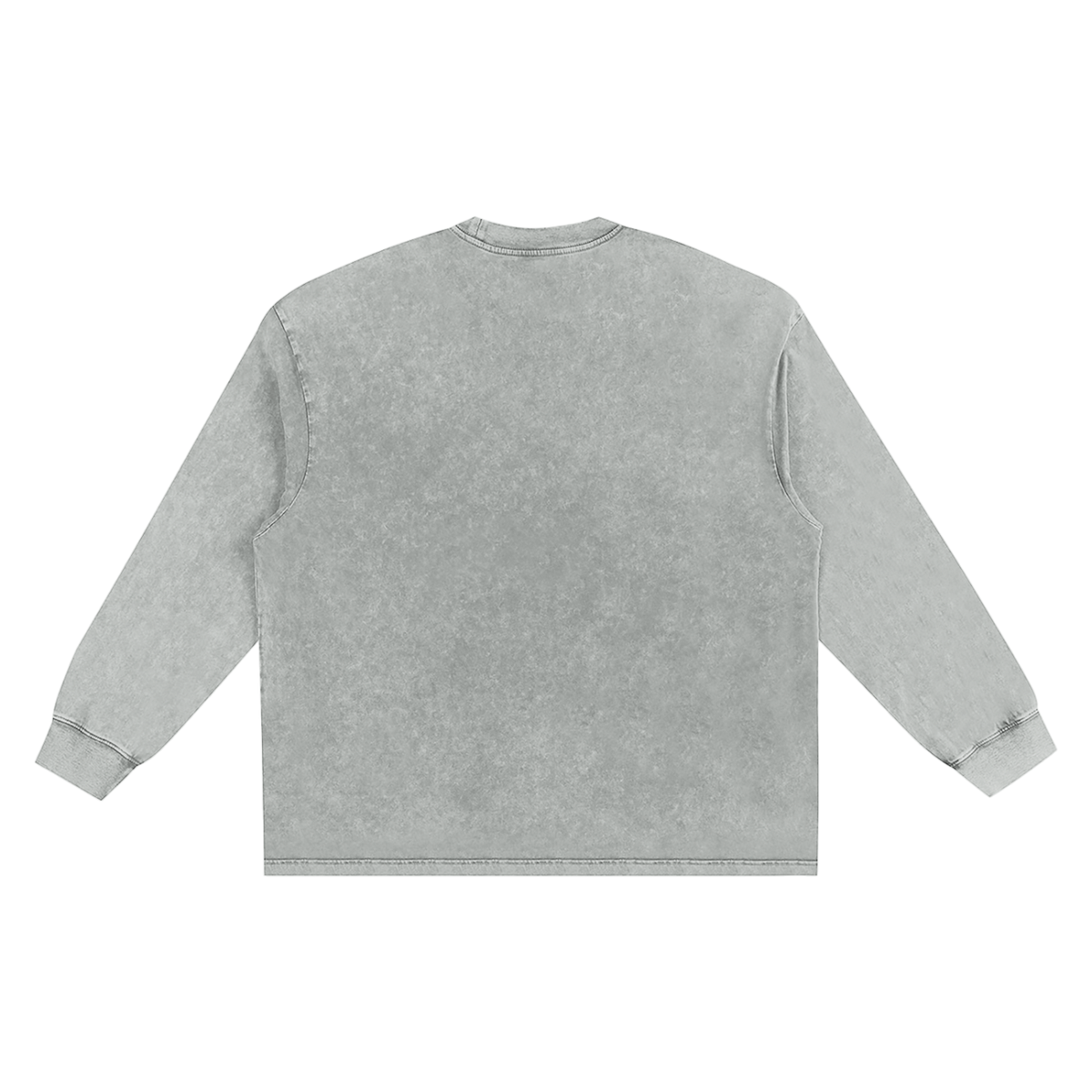 The Light Snow Washed Stitched Frayed Edge T-Shirt