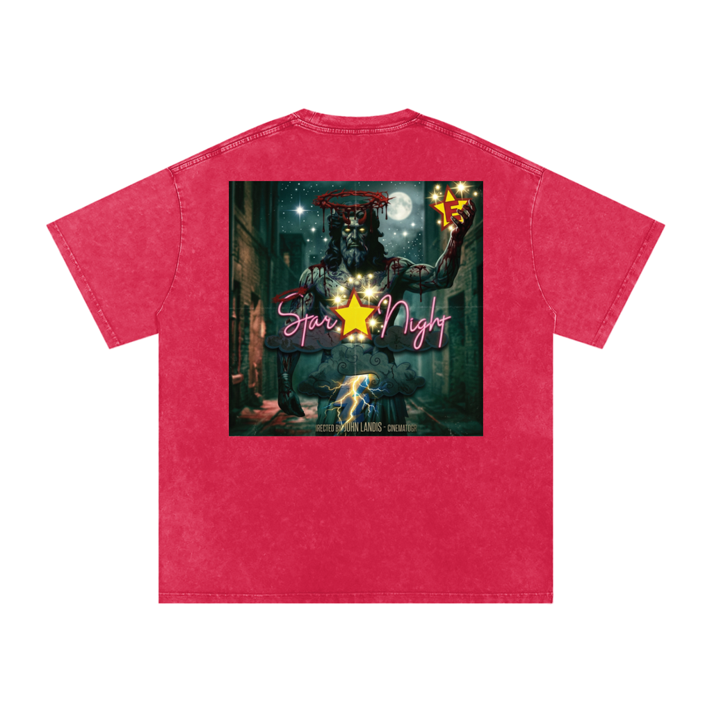 Zeus's Star Snow Washed Oversized T-Shirt