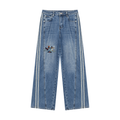 Zeus and Jesus Vs. Everybody Women’s Wide Leg Denim Jeans