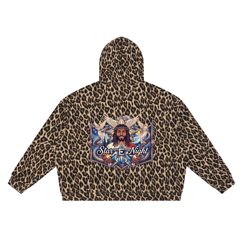 The Power of Christ Unisex Leopard Full Zip Hoodie