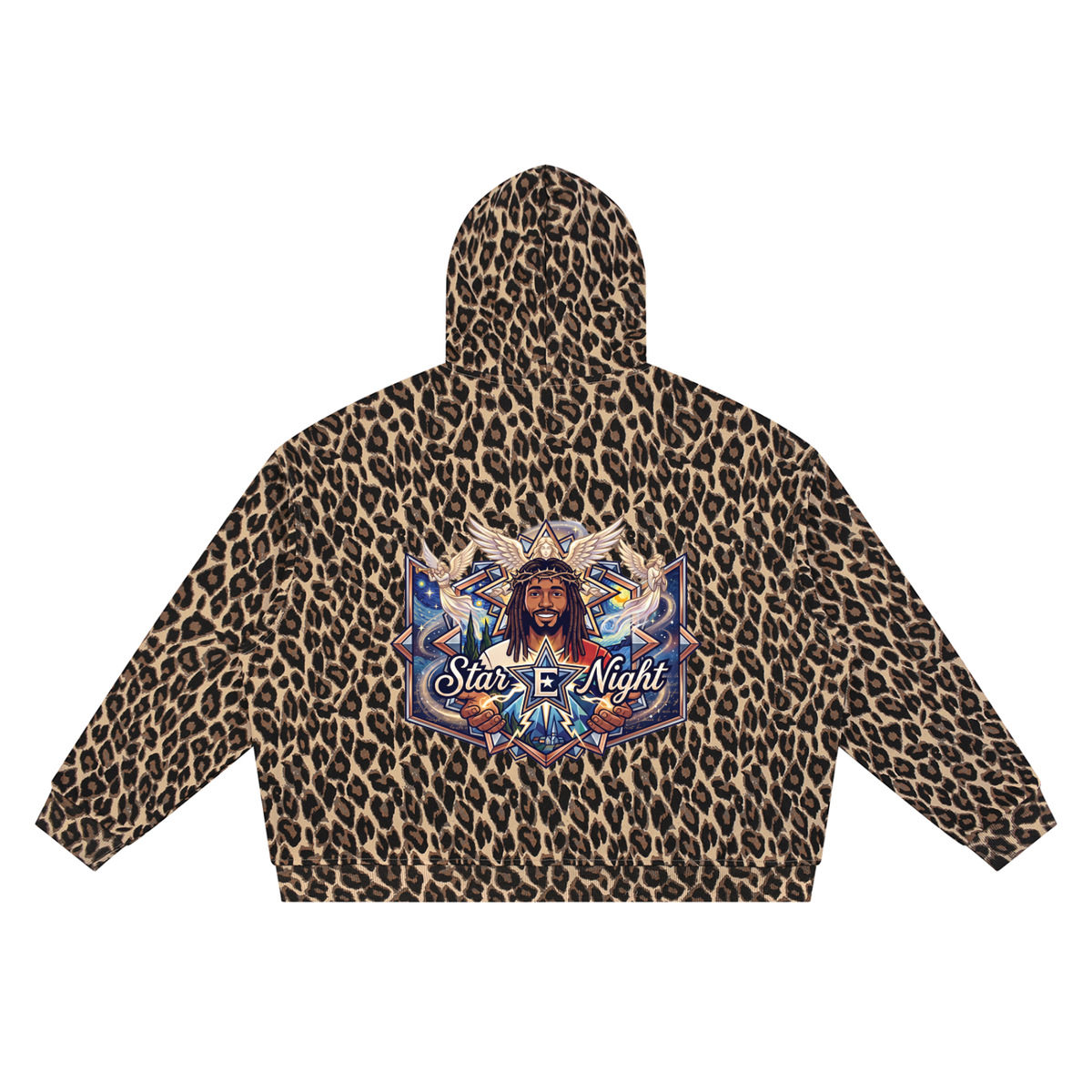 The Power of Christ Unisex Leopard Full Zip Hoodie