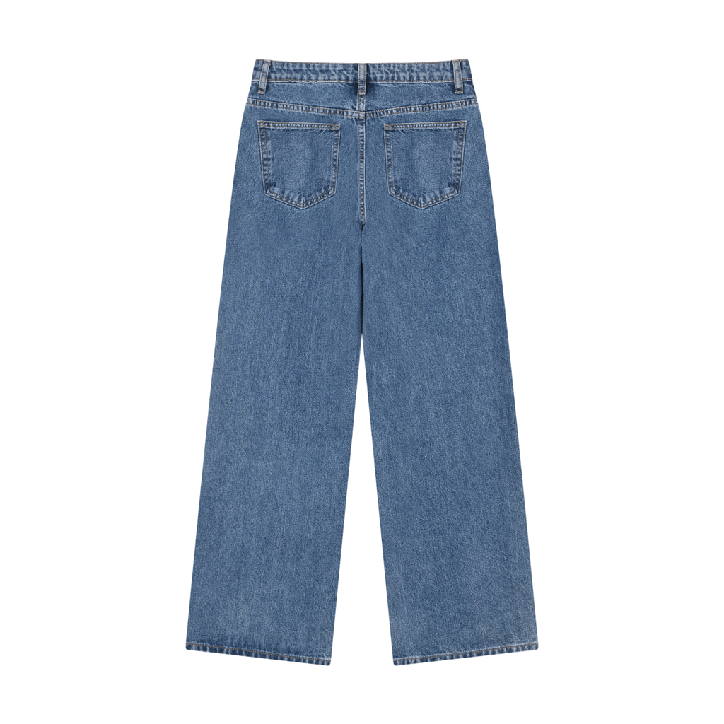 Zeus and Jesus Vs. Everybody Women’s Wide Leg Denim Jeans