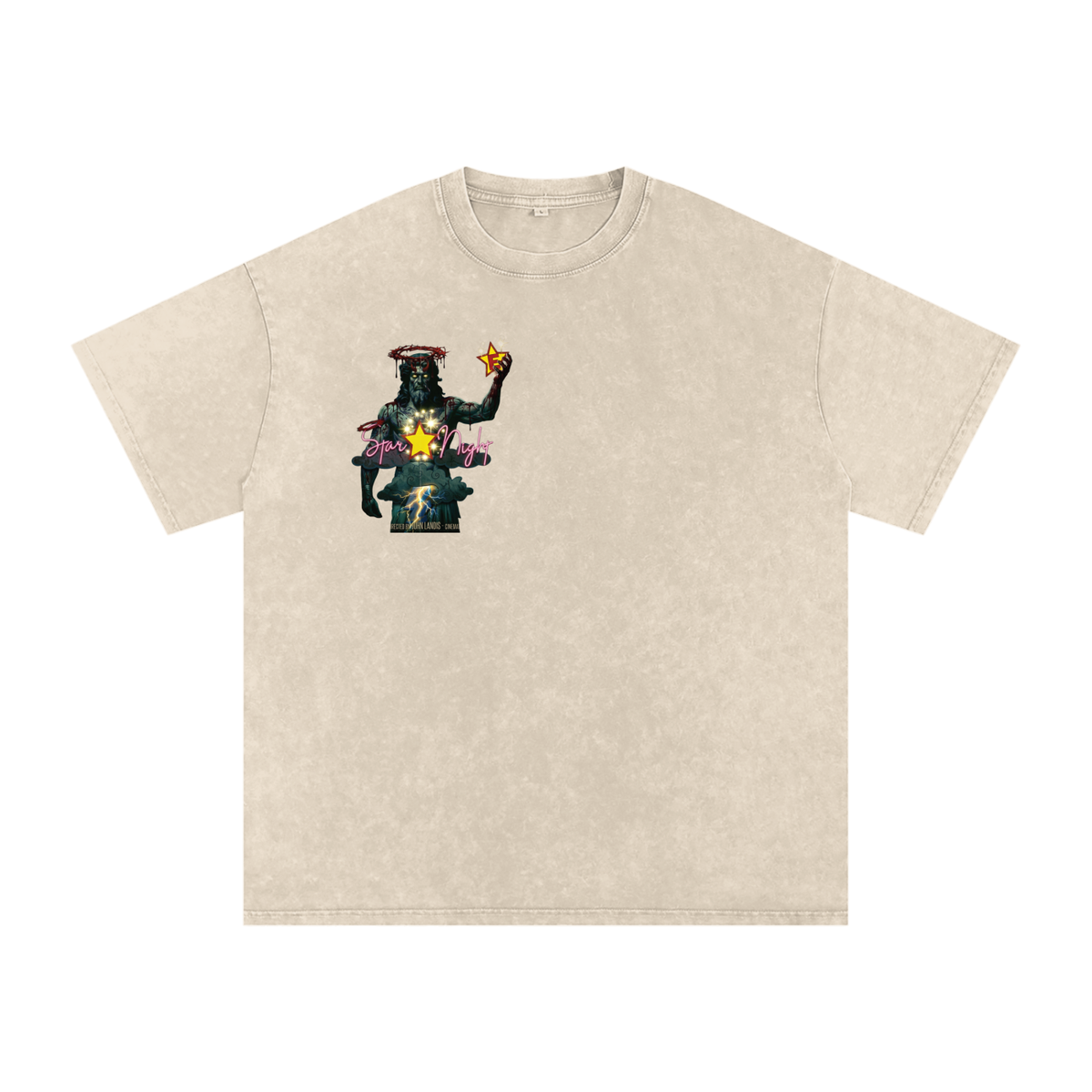 Zeus's Star Snow Washed Oversized T-Shirt