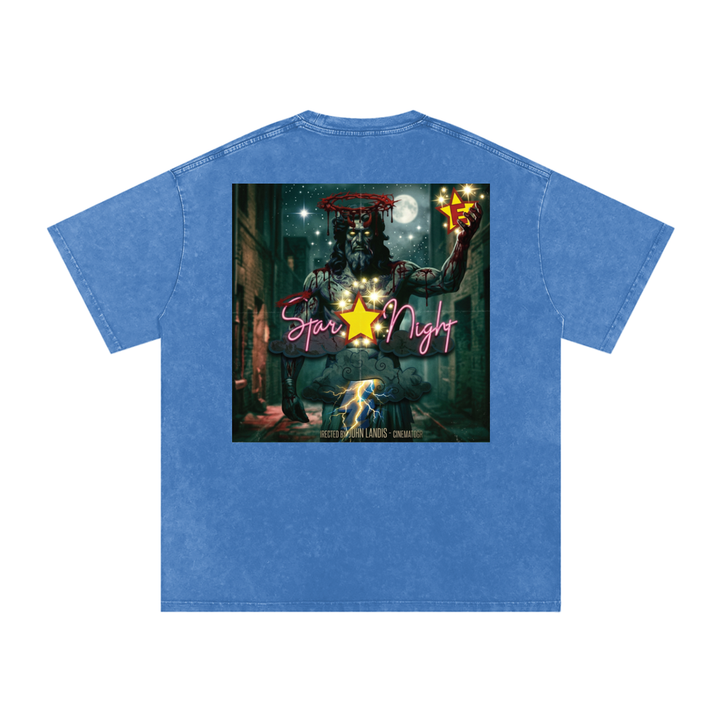 Zeus's Star Snow Washed Oversized T-Shirt