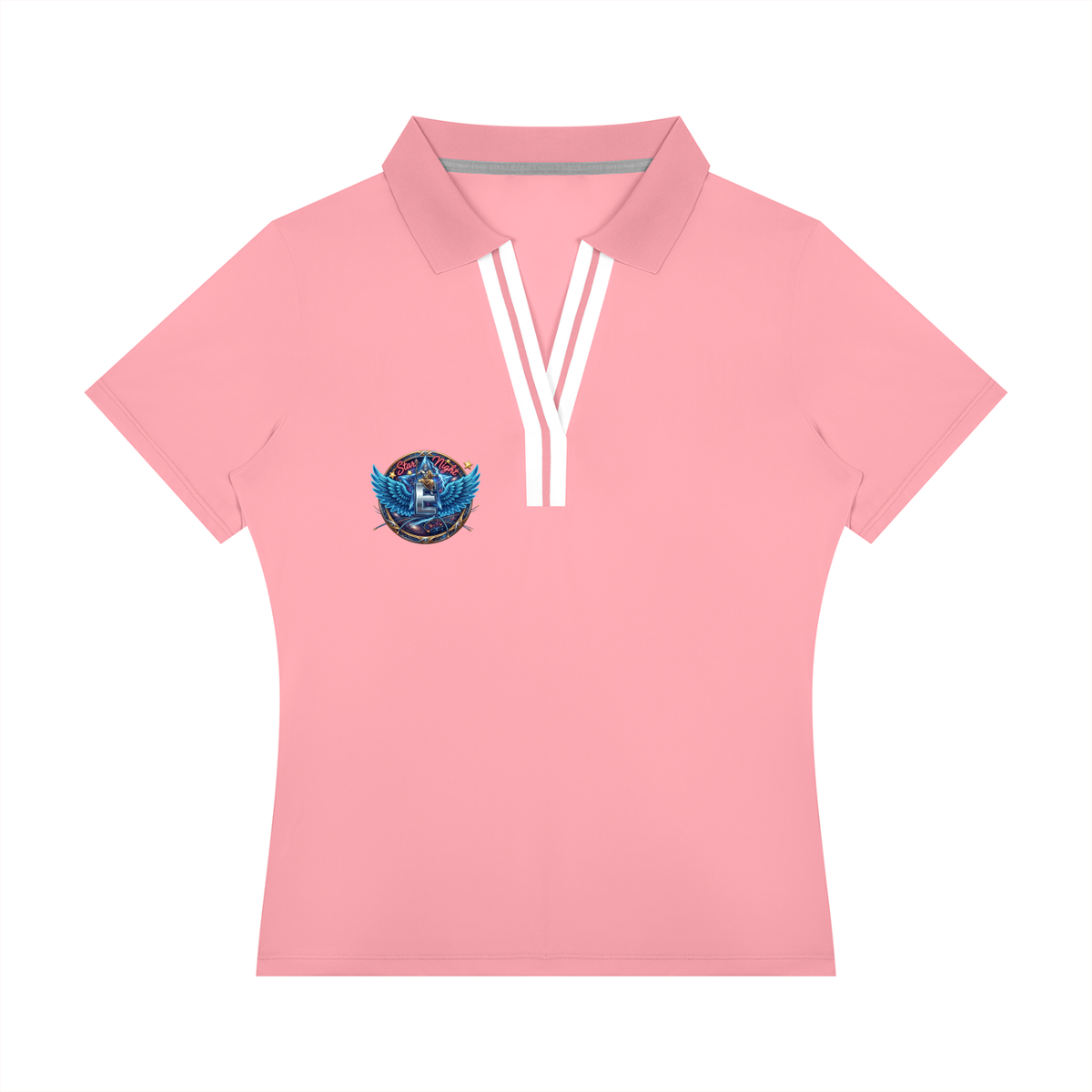 Zeus's Might Women’s Color Block Polo Shirt