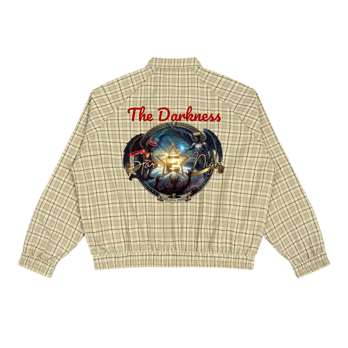 Demons of the World Unisex Plaid Full-Zip Track Jacket