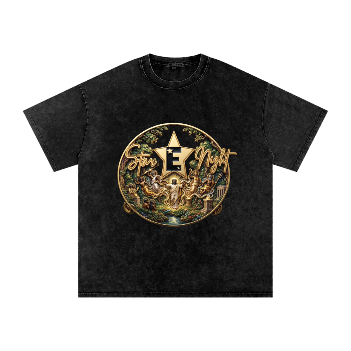 The Creation of the Gods Snow Washed Oversized T-Shirt