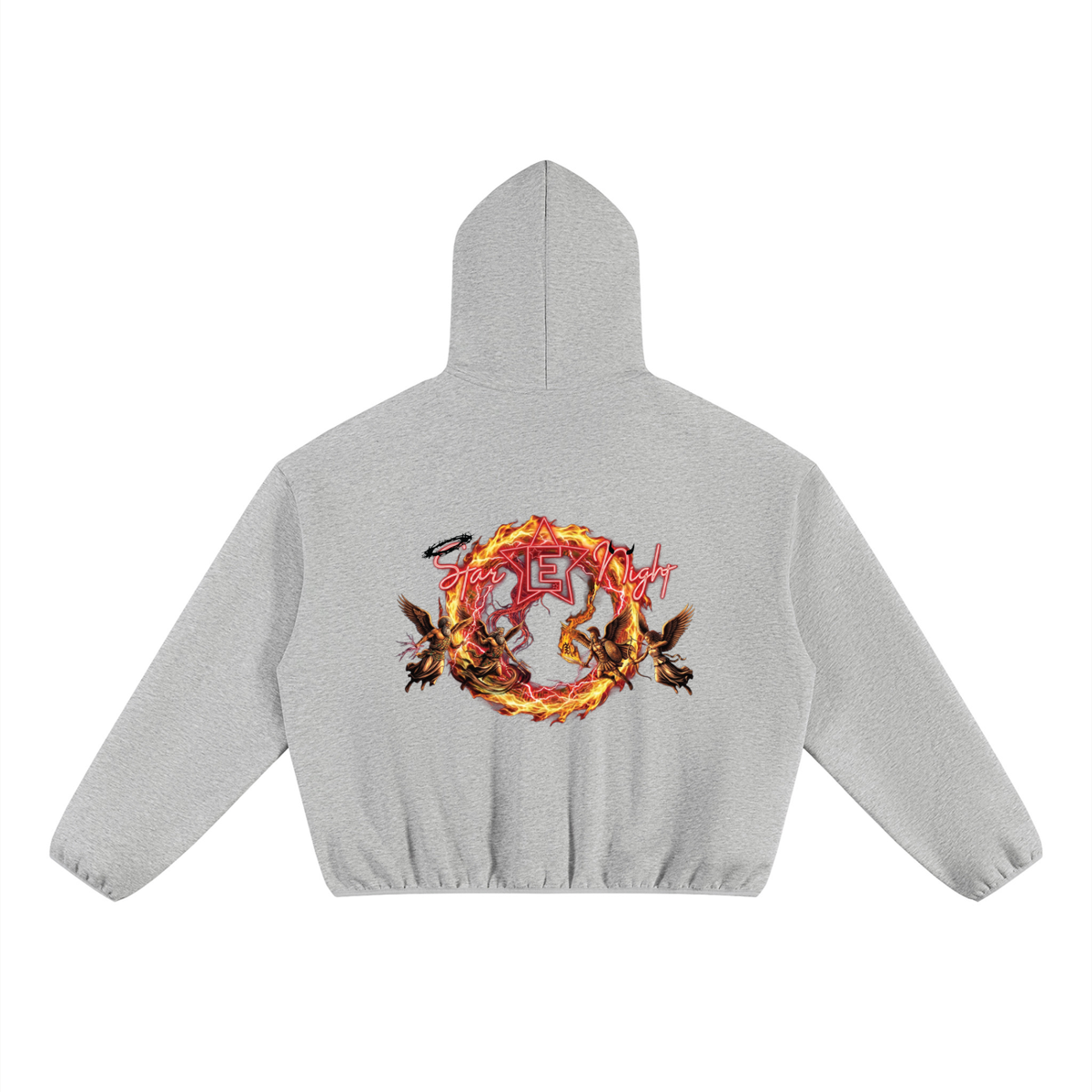 We Do This Unisex Boxy Piping Fleece Hoodie