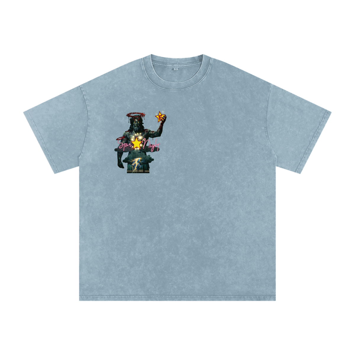 Zeus's Star Snow Washed Oversized T-Shirt