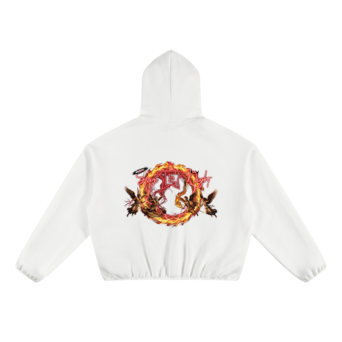 We Do This Unisex Boxy Piping Fleece Hoodie