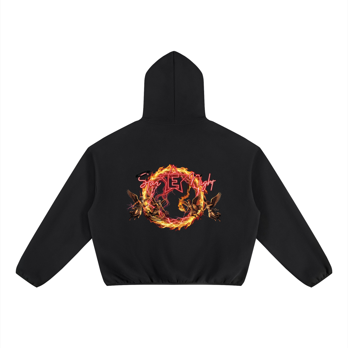 We Do This Unisex Boxy Piping Fleece Hoodie