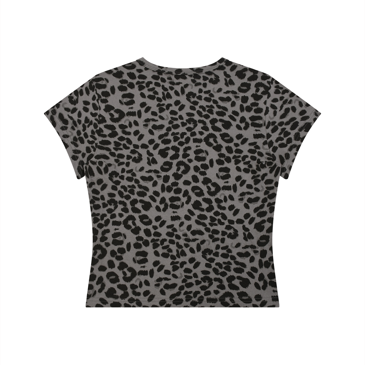 Hera and Athena Women’s Leopard Print Crop T-Shirt
