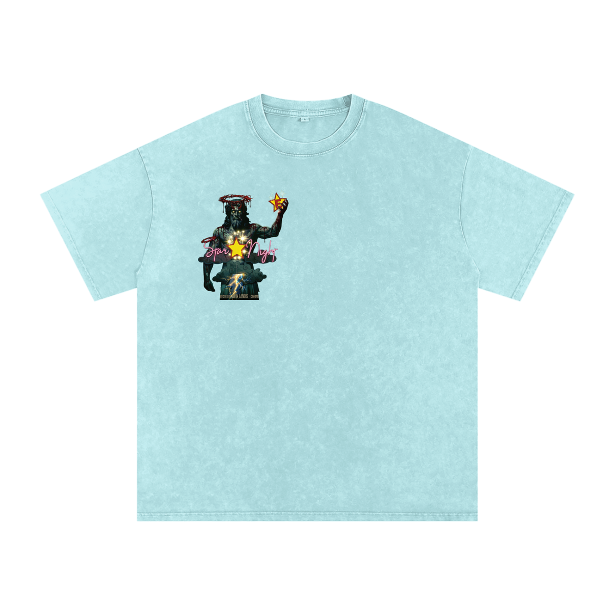 Zeus's Star Snow Washed Oversized T-Shirt