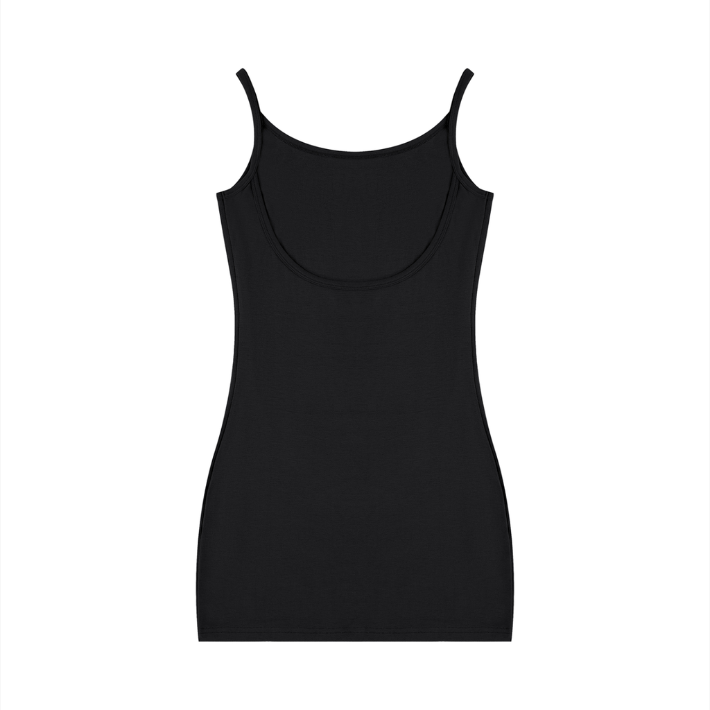 We Do This Women's Solid Tight Sleeveless Dress