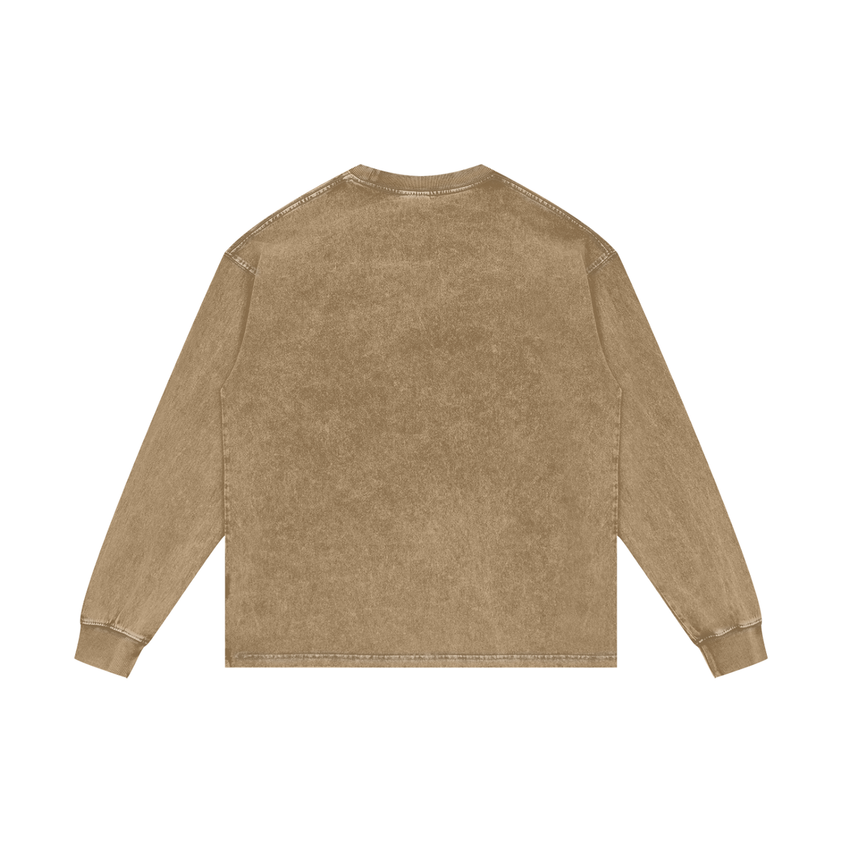 Apollos Star Acid Wash Oversize Long Sleeve T-Shirt