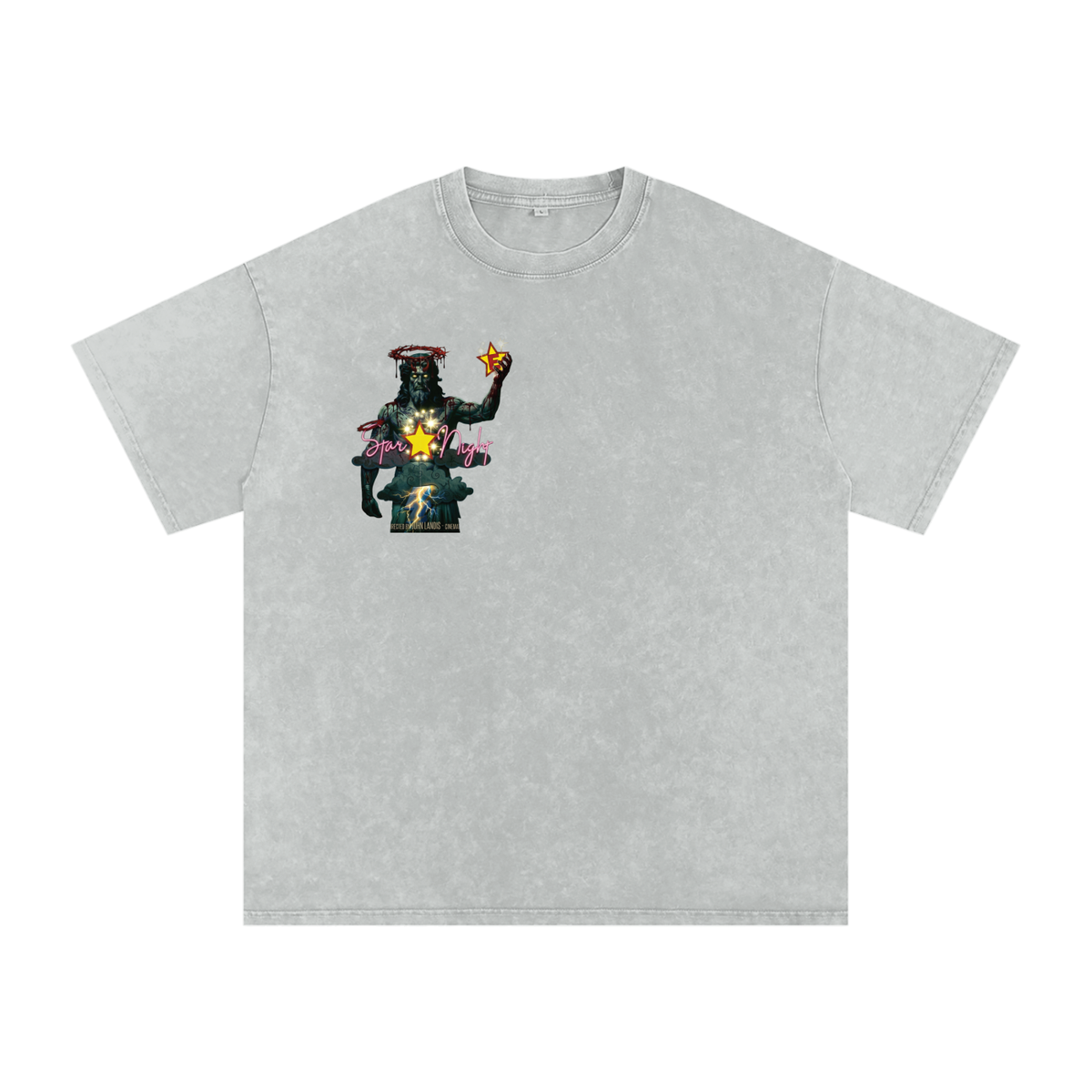 Zeus's Star Snow Washed Oversized T-Shirt